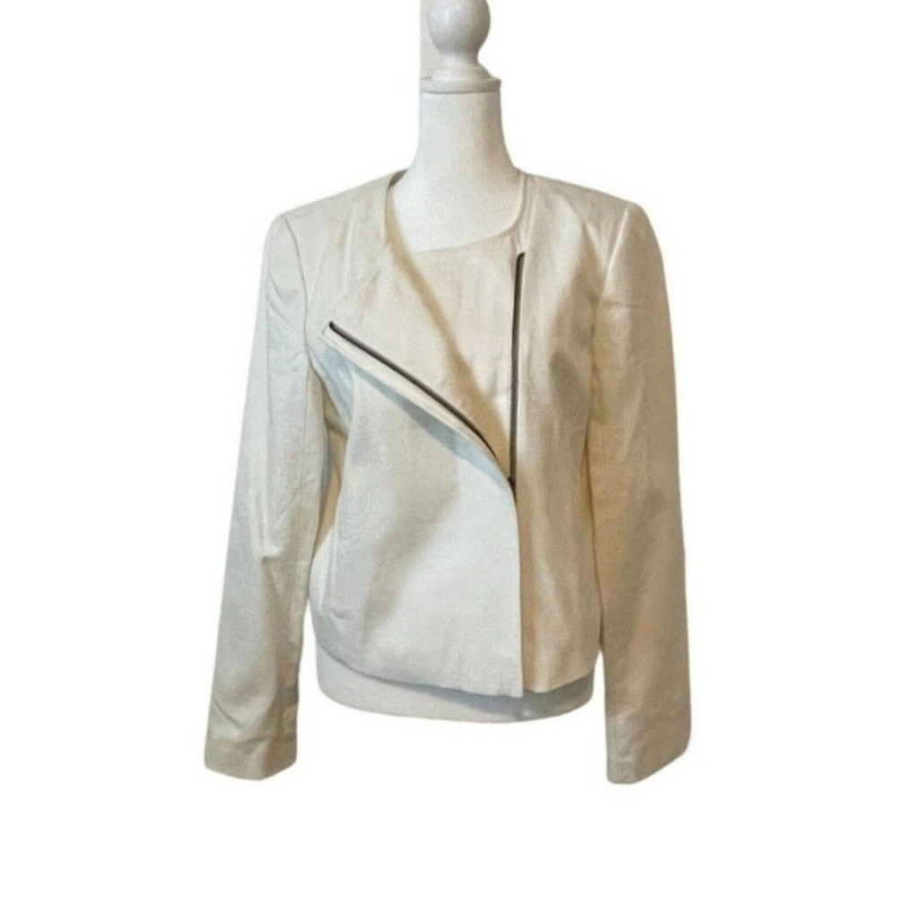 Ann Taylor women's jacket off white size L